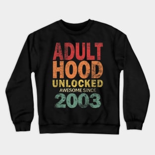 Adulthood Unlocked Crewneck Sweatshirt